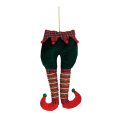 NATALE-DECORAZIONE GAMBE ELFO- COLORAZIONI ASSORTITI 