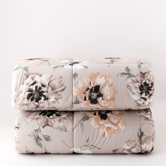RIVIERA - TRAPUNTA MATRIMONIALE "EVELYN" - BEIGE 