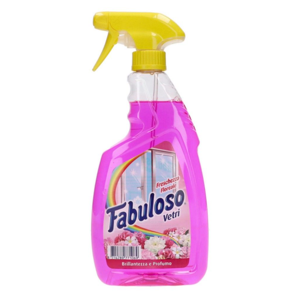 Fabuloso detersivo spray Vetri Freschezza di Rosa 600 ml