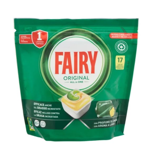 FAIRY PASTIGLIE LAVASTOGLIE ORIGINAL 17 CAPSULE 230 GR