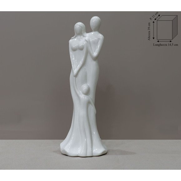 FAMIGLIA 39 CM - BIANCA