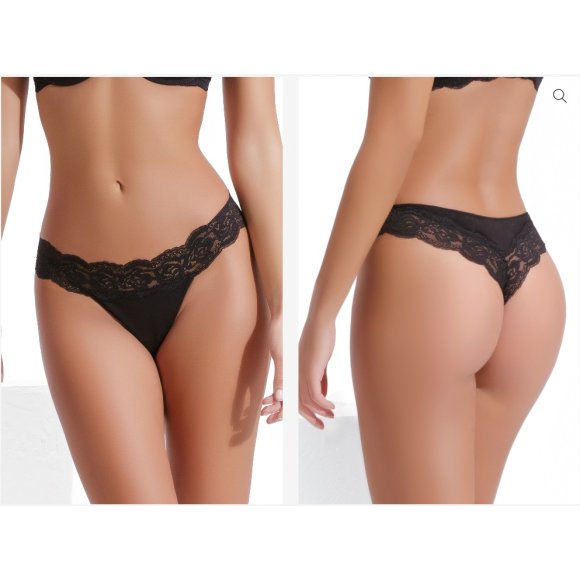 LOVEANDBRA - BRASILIANA DONNA "FANNY" - NERO