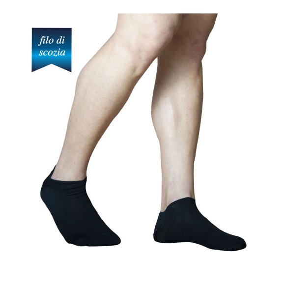 BEST CALZE - FANTASMINO "CHIFFON" BLU - DAL 42-44