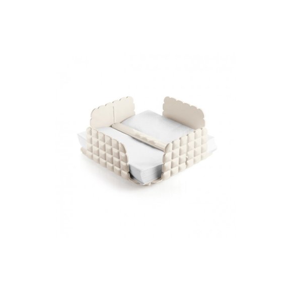 GUZZINI - PORTATOVAGLIOLI ORIZZONTALE "TIFFANY" - BIANCO LATTE 