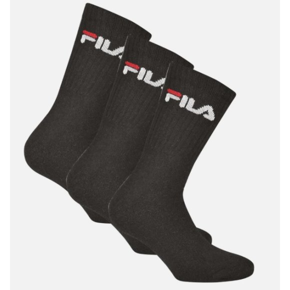 FILA  SET 3 PEZZI TENNIS SPUGNA COD.9505 - NERO