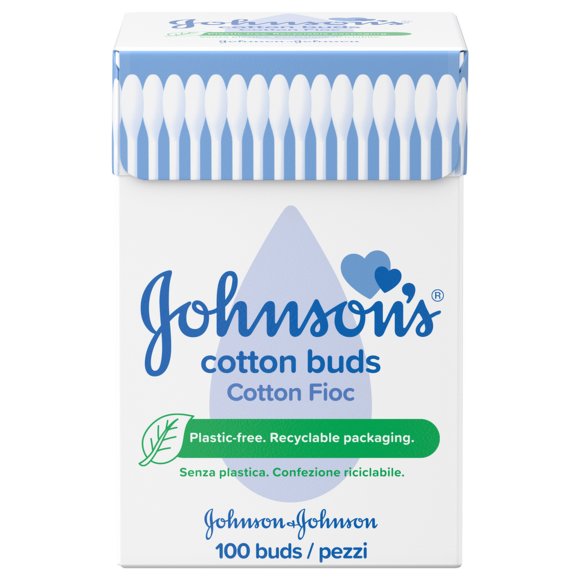JOHNSON'S COTTON FIOC SCATOLA IN CARTA 100 PEZZI