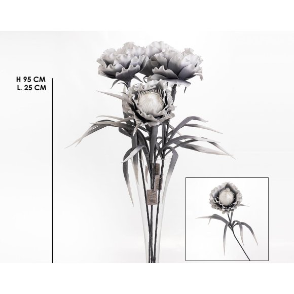 FIORE GRIGIO CENERE 95x25 cm