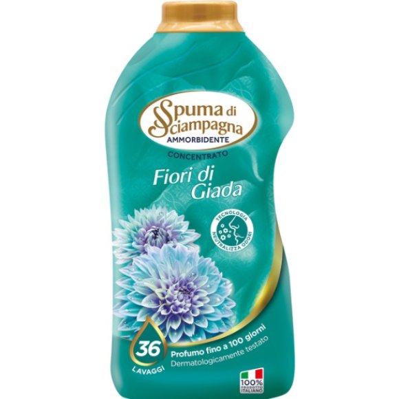 SPUMA DI SCIAMPAGNA AMMORBIDENTE CONCENTRATO FIORI DI GIADA 36 LAVAGGI 720 ML SPUMA DI SCIAMPAGNA AMMORBIDENTE CONCENTRATO FIORI DI GIADA 36 LAVAGGI 720 ML