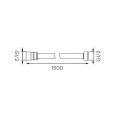 FLESSIBILE DOCCIA SILVER - 150CM