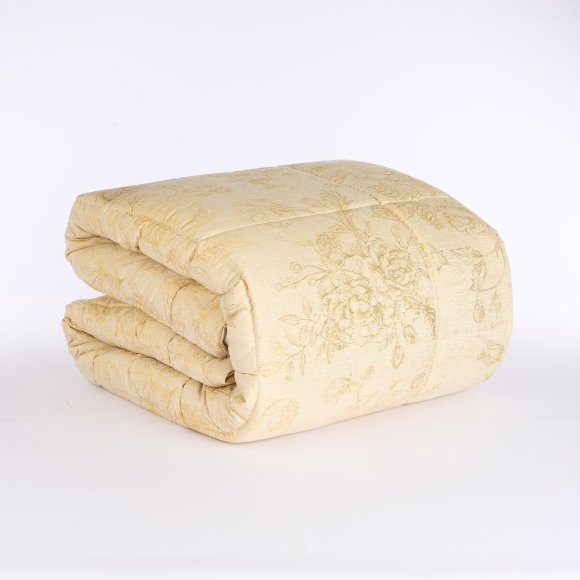 VIA ROMA 60 - TRAPUNTA MATRIMONIALE "FLOWERS" - BEIGE