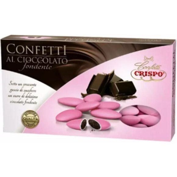 Crispo – Confetti Cioccolato Fondente 1 Kg - Rosa