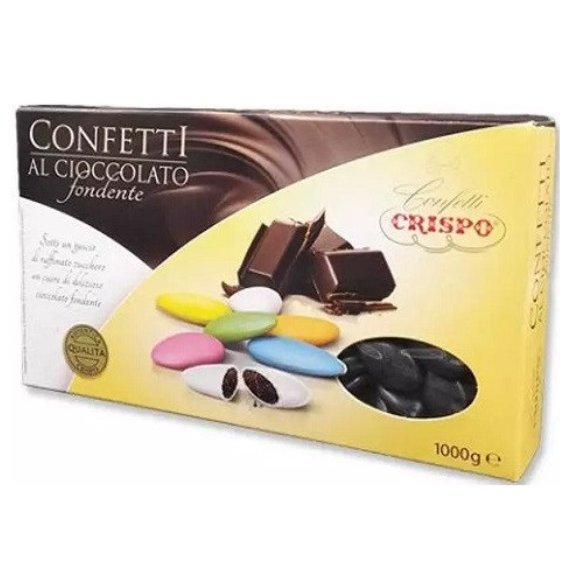 CRISPO - CONFETTI AL CIOCCOLATO FONDENTE 1 KG - NERI