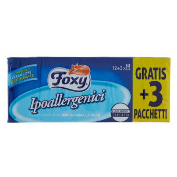 FOXY FAZZOLETTI X 12 + 3