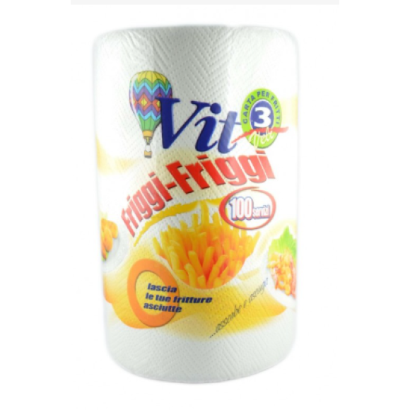 Vit Carta Friggi Friggi Rotolo 100 Strappi 1pz
