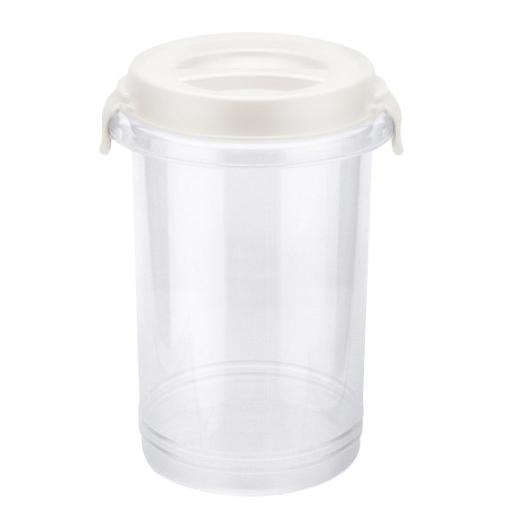 BARATTOLO 1,5 LITRI CON COPERCHIO CLIP - PANNA