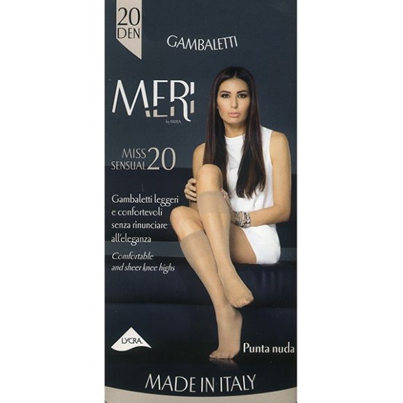 MERI - GAMBALETTO DONNA 40 DEN COD.148 - NERO