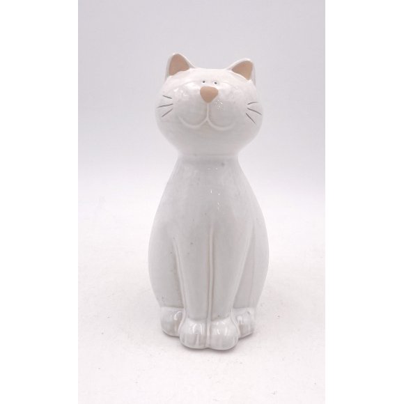 GATTO PORCELLANA 18 CM 