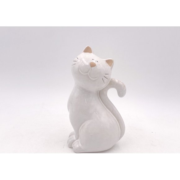GATTO IN PORCELLANA 12 CM