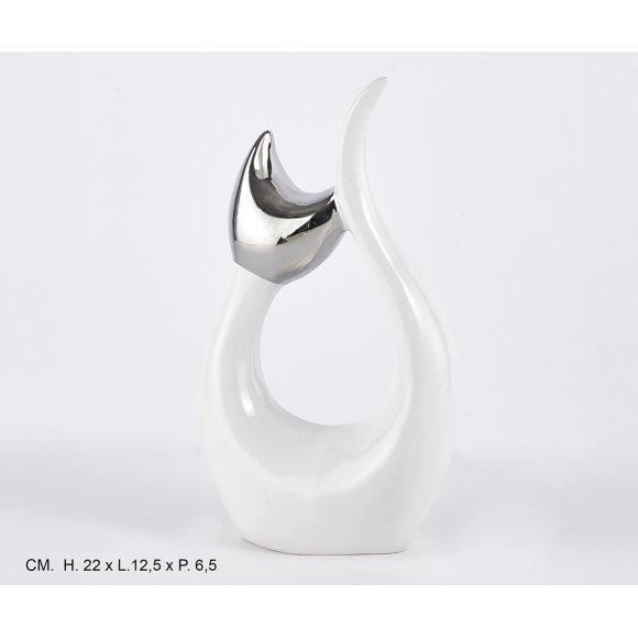 GATTO ARGENTO - 22 CM