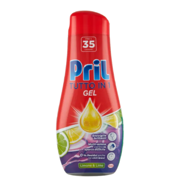 PRIL GEL TUTTO IN1 LIMONE 630 ML 35 LAVAGGI