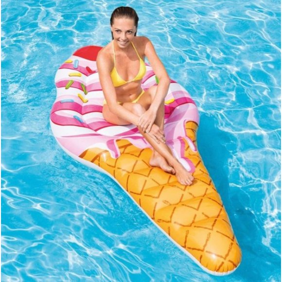 INTEX MATERASSINO A FORMA DI GELATO - 224X107 CM 