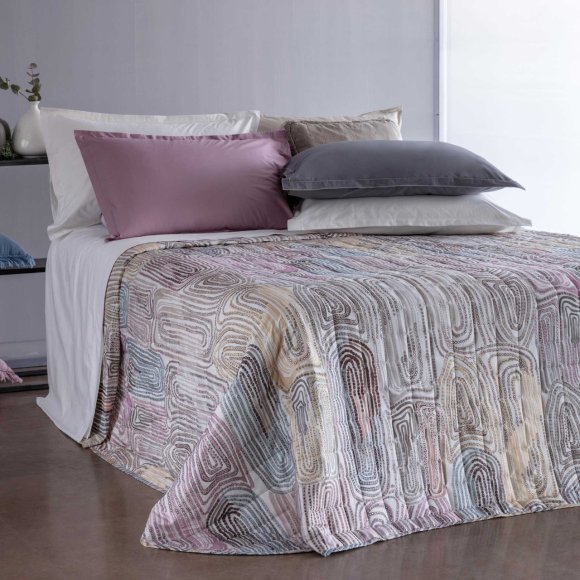RIVIERA TRAPUNTINO MATRIMONIALE "GEMMA" - BEIGE