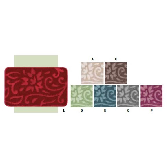 ​​​​​​​TAPPETO BAGNO "GIAVA" 65X130 CM - DISEGNI ASSORTITI