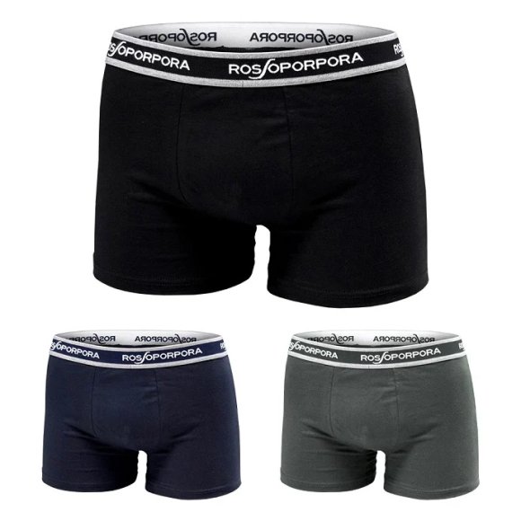ROSSOPORPORA - 3 PEZZI BOXER UOMO "GIGI" - COLORI ASSORTITI