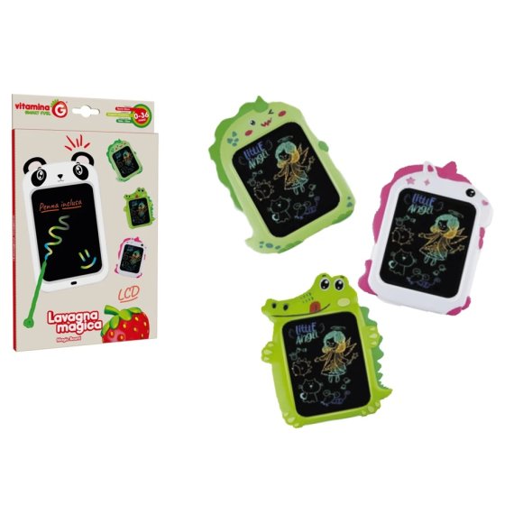 LAVAGNA ANIMALE LCD MULTICOLORE