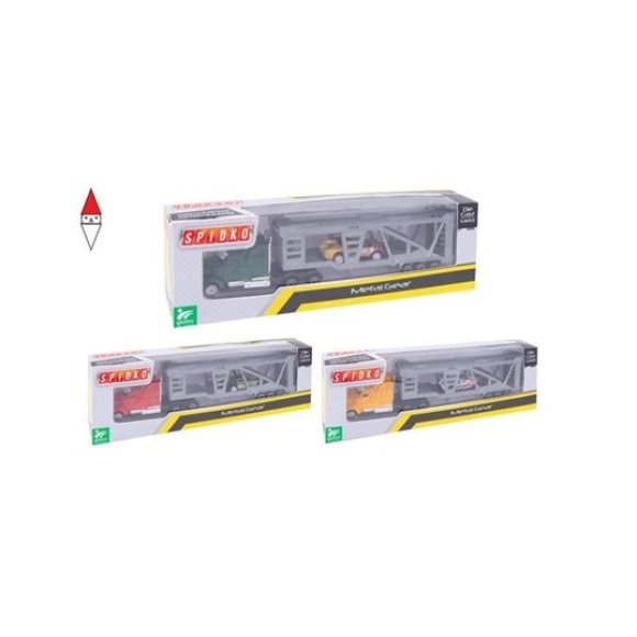 CAMION DIE CAST C/AUTO METALLO 3COL