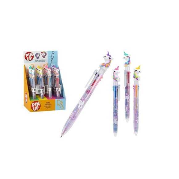 PENNA UNICORNO MULTICOLORE 4 COL