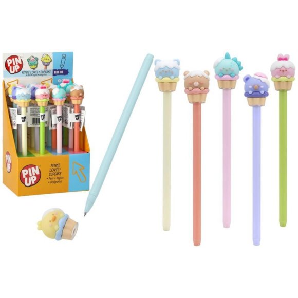 PENNA CUPCAKE ANIMALI 6 ASS 42865