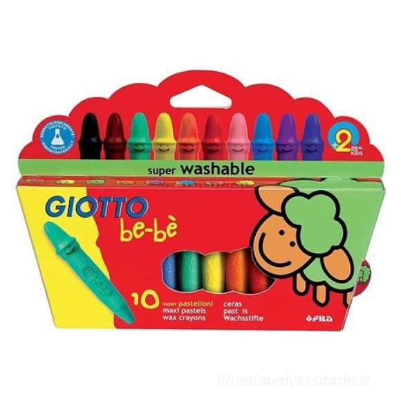 GIOTTO CERA BEB&Egrave; 10 PEZZI 477900