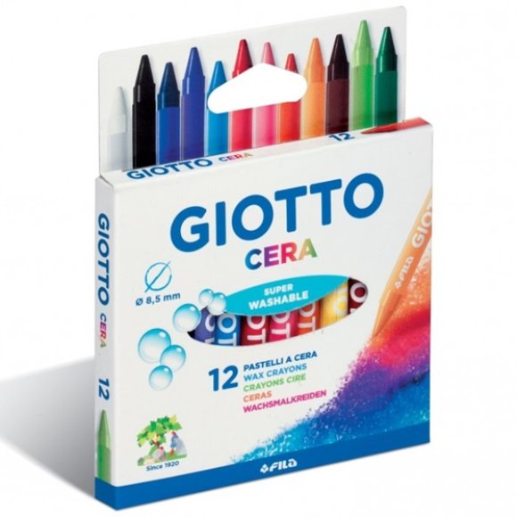 GIOTTO CERA 12 PEZZI 059300
