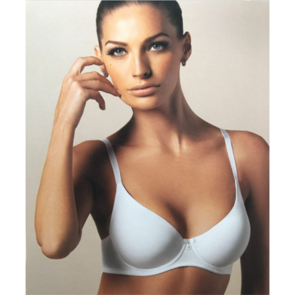 LAURA BIAGIOTTI - REGGISENO "GIULIA" COPPA C COD. 90134S - BIANCO 