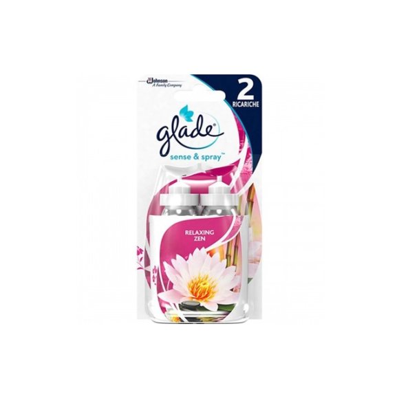 GLADE - 2 RICARICHE DEODORANTE SENSE&SPRAY - RELAXING ZEN