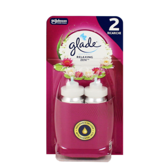 GLADE - 2 RICARICHE DEODORANTE SENSE&SPRAY - RELAXING ZEN