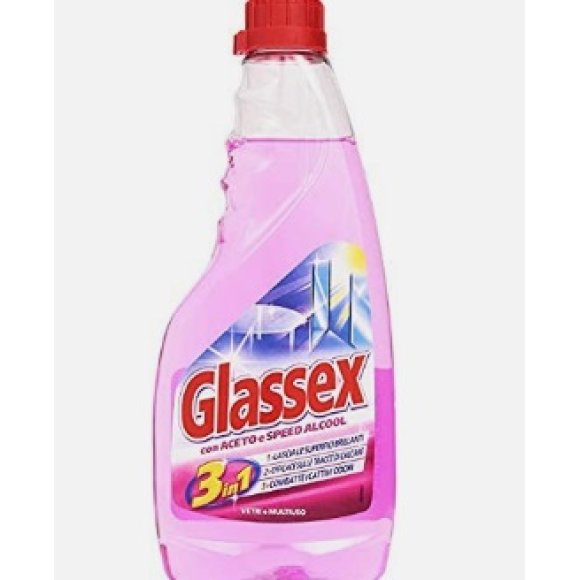 GLASSEX DETERGENTE MULTIUSO ACETO RICARICA - 500 ML