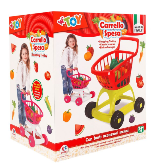 CARRELLO DELLA SPESA BIOPLASTICA