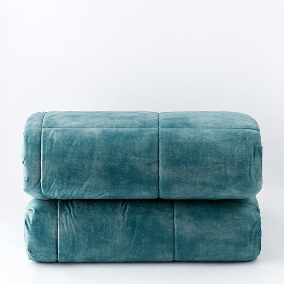 RIVIERA - TRAPUNTA SINGOLA "GOODLY" - BLU DENIM