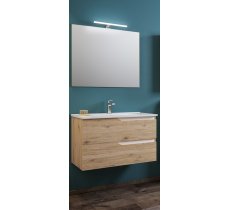 COMPOSIZIONE GRACE280QNBL - QUERCIA NATURALE/BIANCO