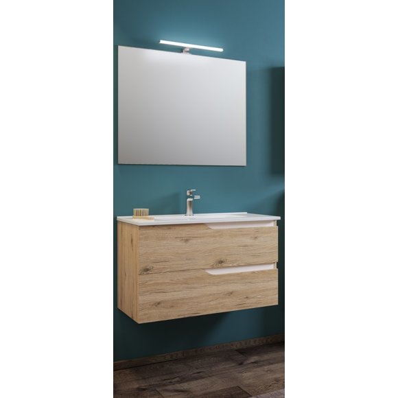 COMPOSIZIONE GRACE280QNBL - QUERCIA NATURALE/BIANCO