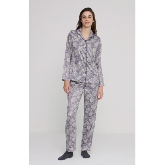 NOIDINOTTE - PIGIAMA DONNA RASO FA8923PB402 - GRAFITE