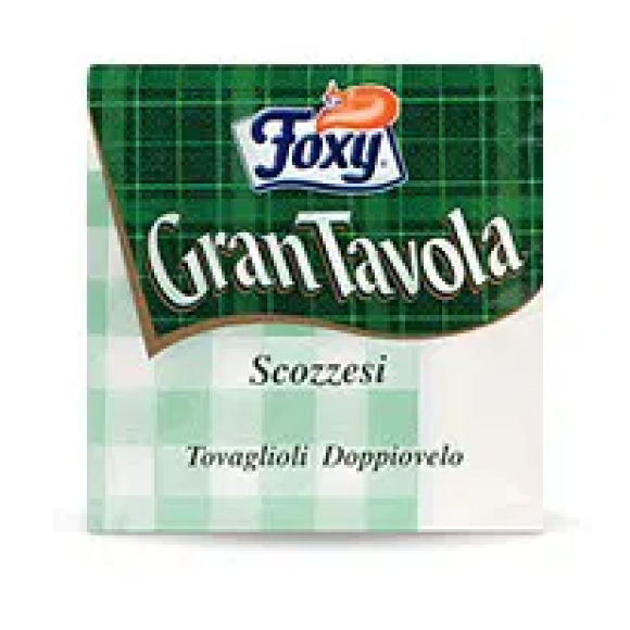 TOVAGLIOLI FOXY GRANTAVOLA SCOZZESI 2V 33x33 Pz 43