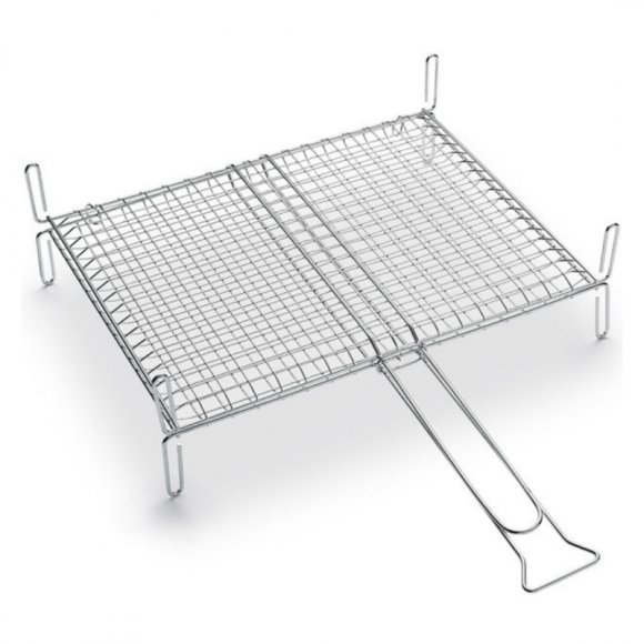 GRATICOLA 28x37 ACCIAIO INOX CON PIEDI 