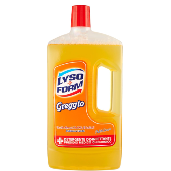 Lysoform Greggio Detergente Disinfettante - 1 Litro