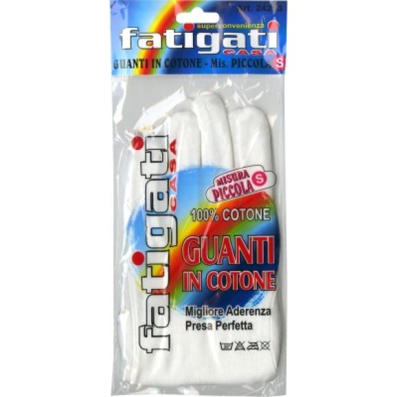 GUANTI IN COTONE MISURA PICCOLA 
