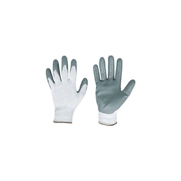 GUANTI NYLON SPALMATO TAGLIA 10 - BIANCO