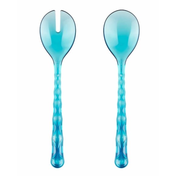GUZZINI - POSATE INSALATA "VANITY" - AZZURRO MARE