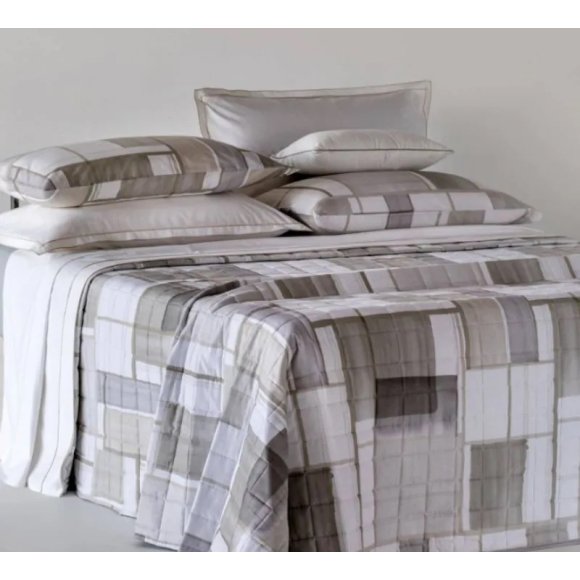 RIVIERA - COMPLETO LETTO MATRIMONIALE "HEIKO" - GRIGIO